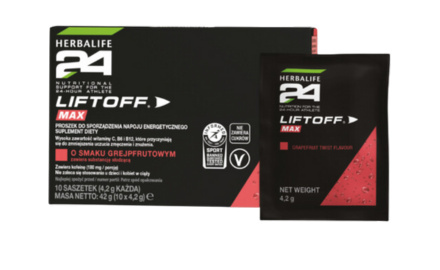 H24 LiftOff Max o smaku grejpfrutowym 10 saszetek x 4,2 g H24 LiftOff Max o smaku grejpfrutowym 10 saszetek x 4,2 g